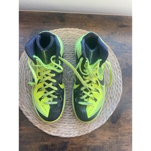Nike Hyperdunk 2014 Volt Black 653640-700 Men's 8.5 (7y)Mid Top Basketball Shoes
